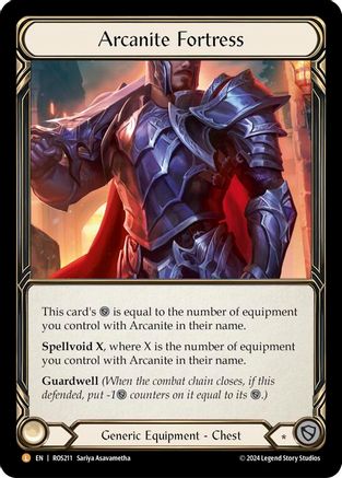 Image of Arcanite Fortress [ROS211] (Rosetta)  Rainbow Foil