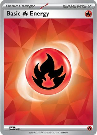 Image of Basic Fire Energy (010)(Holo) [Scarlet & Violet: Stellar Crown]