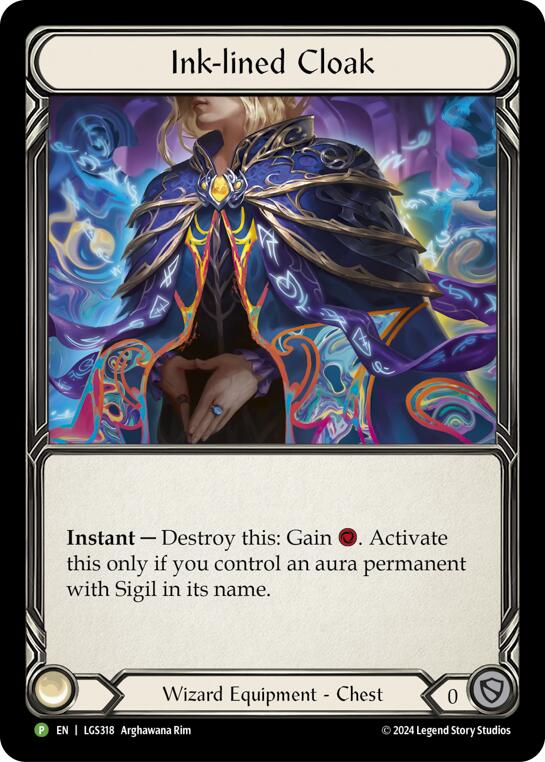 Ink-lined Cloak [LGS318] (Promo)  Rainbow Foil