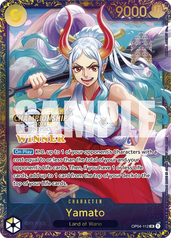 Image of Yamato (Championship 2024 Finals Winner) [One Piece Promotion Cards]