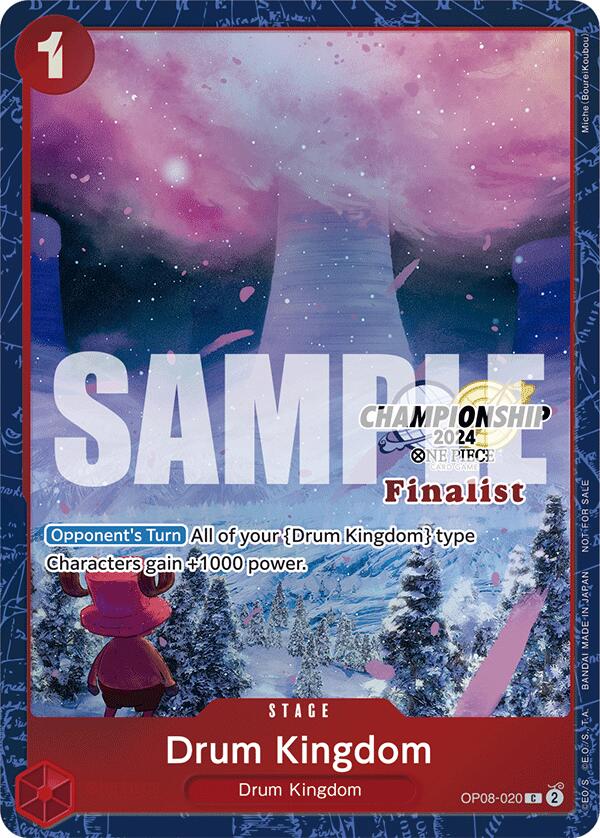 Image of Drum Kingdom (Championship 2024 Finalist Card Set) [One Piece Promotion Cards]