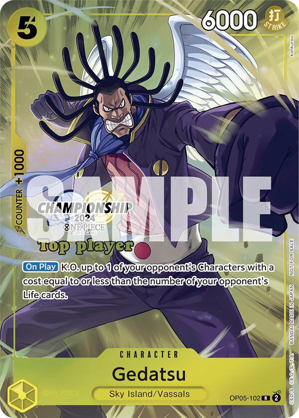 Image of Gedatsu (Championship 2024 Top Player Pack) [One Piece Promotion Cards]