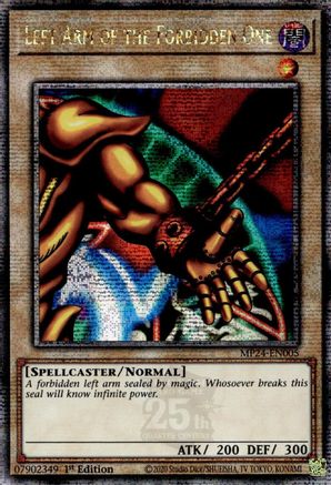 Image of Left Arm of the Forbidden One [MP24-EN005] Quarter Century Secret Rare
