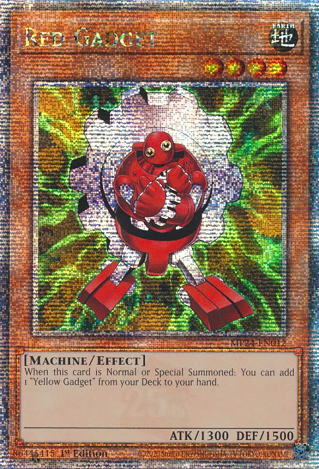 Image of Red Gadget [MP24-EN012] Quarter Century Secret Rare