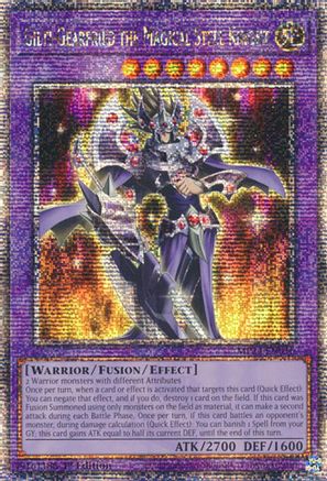 Image of Gilti-Gearfried the Magical Steel Knight [MP24-EN016] Quarter Century Secret Rare