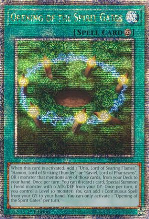 Image of Opening of the Spirit Gates [MP24-EN019] Quarter Century Secret Rare