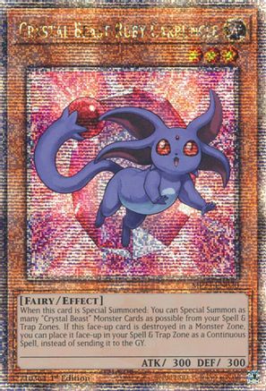 Image of Crystal Beast Ruby Carbuncle [MP24-EN020] Quarter Century Secret Rare