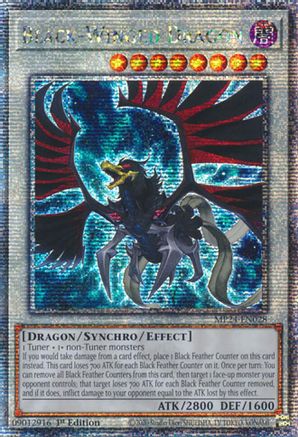 Image of Black-Winged Dragon [MP24-EN028] Quarter Century Secret Rare