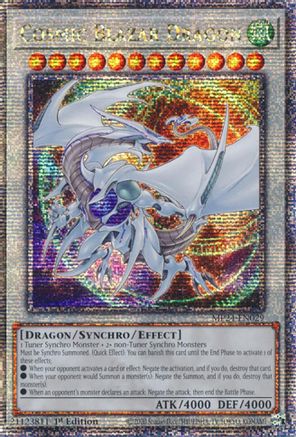 Image of Cosmic Blazar Dragon [MP24-EN029] Quarter Century Secret Rare