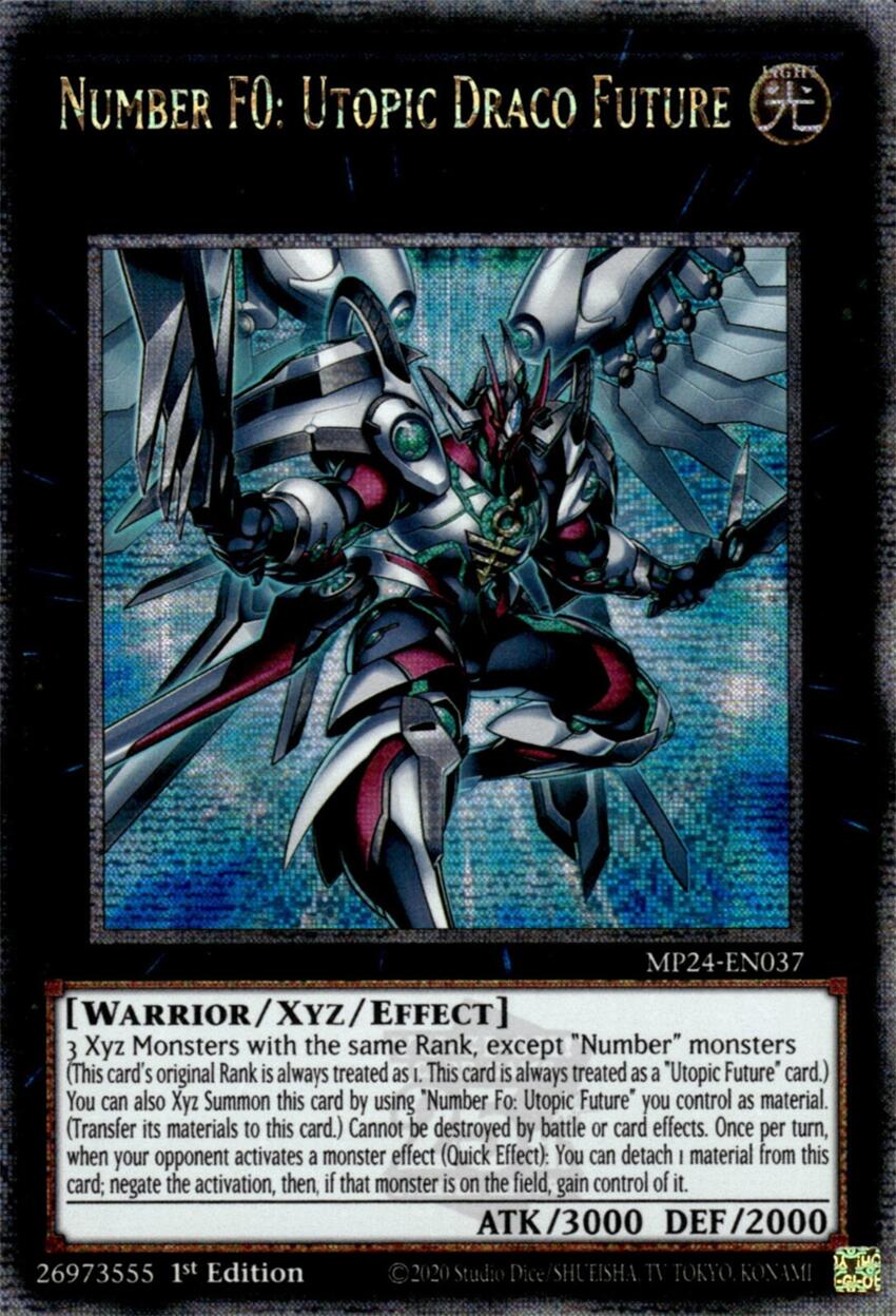 Image of Number F0: Utopic Draco Future [MP24-EN037] Quarter Century Secret Rare