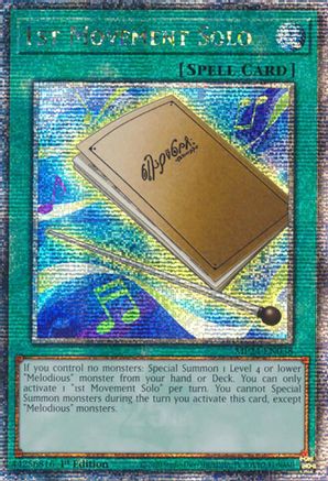 Image of 1st Movement Solo [MP24-EN038] Quarter Century Secret Rare