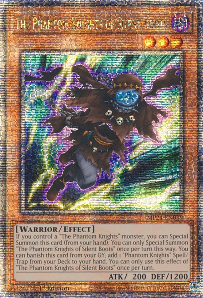 Image of The Phantom Knights of Silent Boots [MP24-EN039] Quarter Century Secret Rare