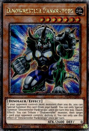 Image of Dinowrestler Pankratops [MP24-EN047] Quarter Century Secret Rare