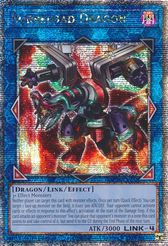 Image of Borreload Dragon (Alternate Art) [MP24-EN048] Quarter Century Secret Rare