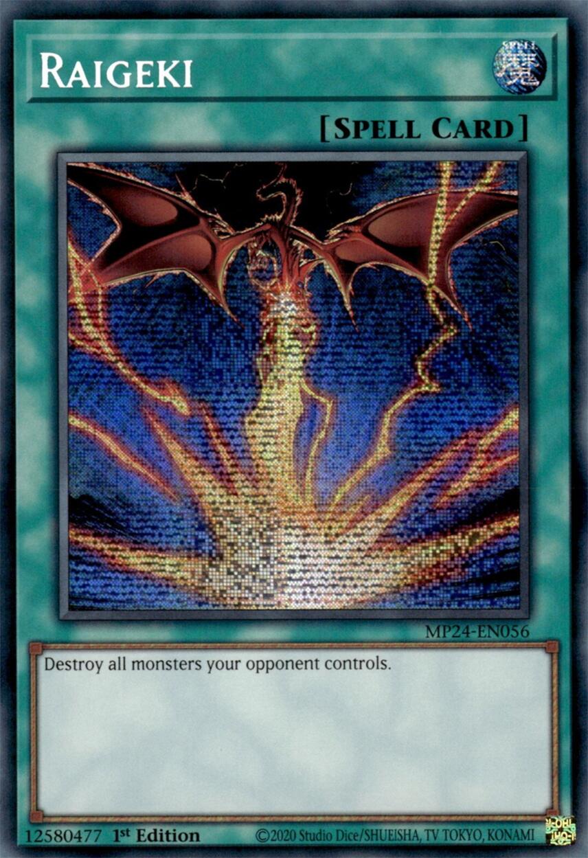 Image of Raigeki (Alternate Art) [MP24-EN056] Prismatic Secret Rare