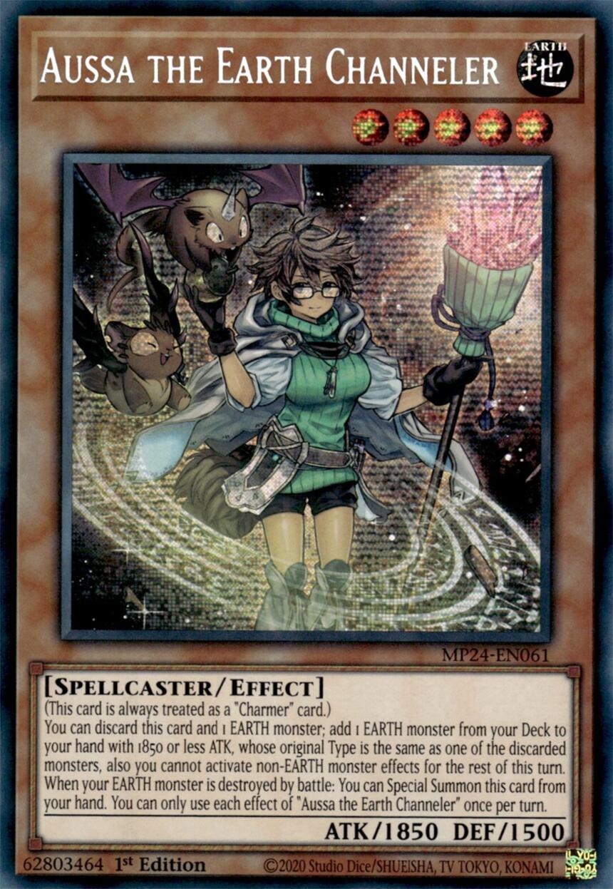 Image of Aussa the Earth Channeler [MP24-EN061] Prismatic Secret Rare