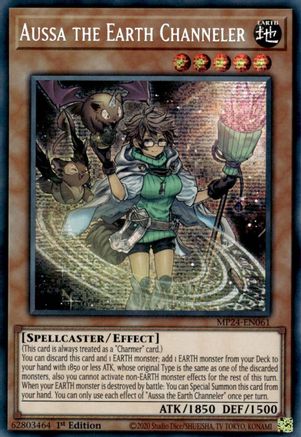 Image of Aussa the Earth Channeler [MP24-EN061] Prismatic Secret Rare