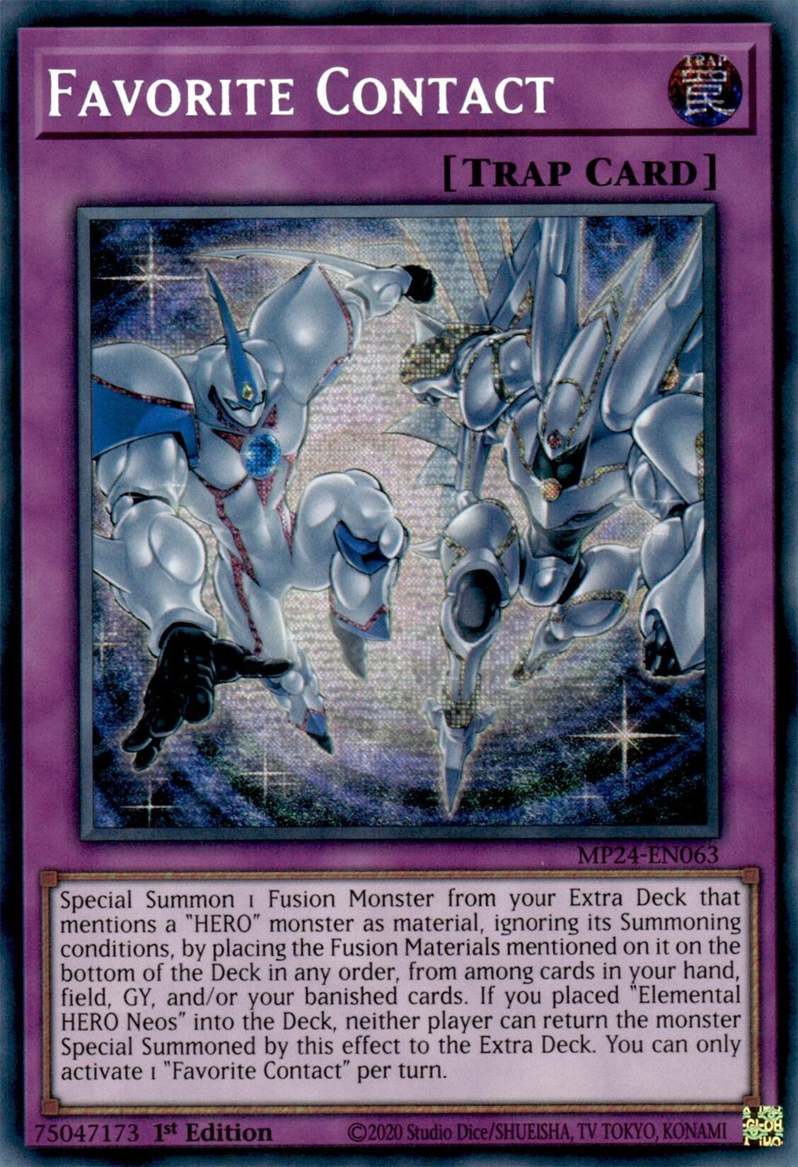 Image of Favorite Contact [MP24-EN063] Prismatic Secret Rare
