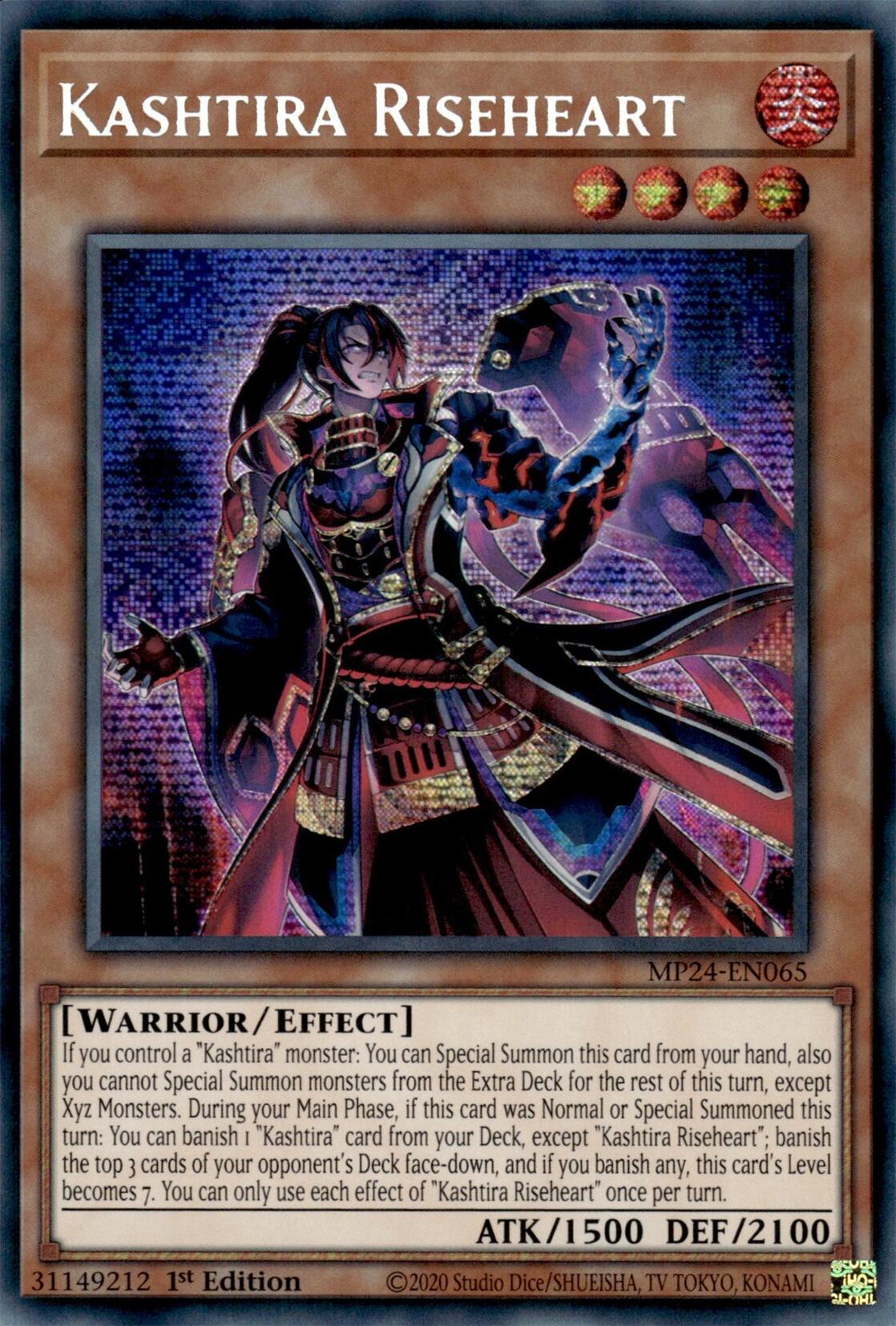 Image of Kashtira Riseheart [MP24-EN065] Prismatic Secret Rare