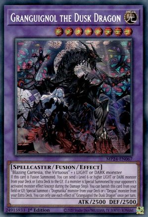 Image of Granguignol the Dusk Dragon [MP24-EN067] Prismatic Secret Rare