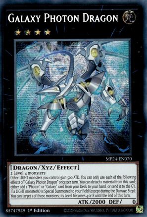 Image of Galaxy Photon Dragon [MP24-EN070] Prismatic Secret Rare