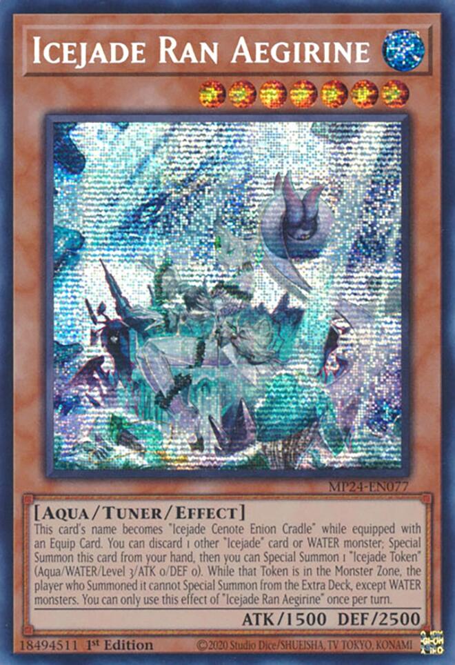 Image of Icejade Ran Aegirine [MP24-EN077] Prismatic Secret Rare