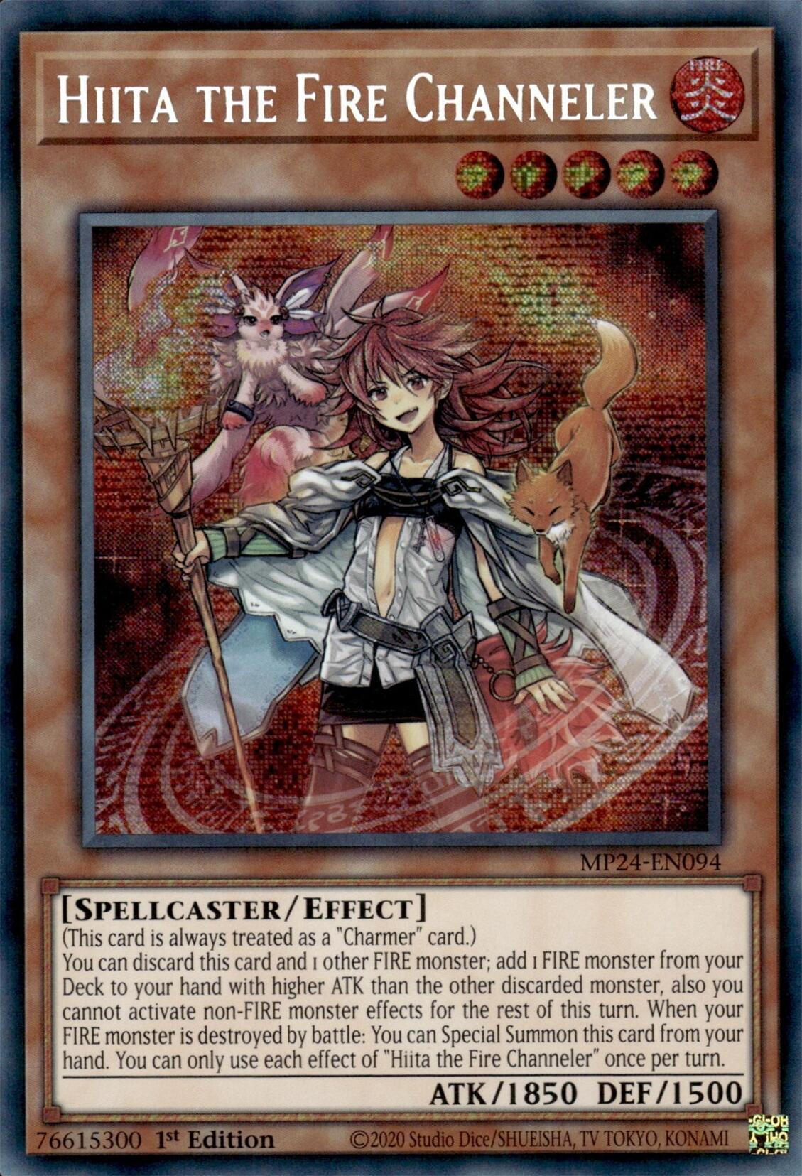 Image of Hiita the Fire Channeler [MP24-EN094] Prismatic Secret Rare