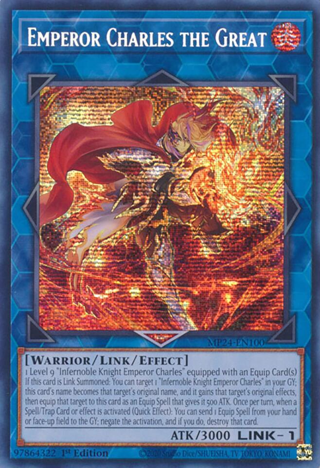 Image of Emperor Charles the Great [MP24-EN100] Prismatic Secret Rare
