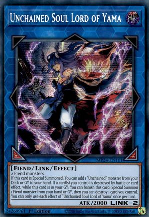 Image of Unchained Soul Lord of Yama [MP24-EN101] Prismatic Secret Rare