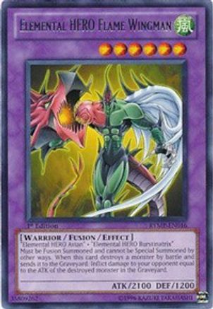 Image of Elemental HERO Flame Wingman [RYMP-EN016] Rare