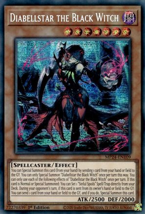 Image of Diabellstar the Black Witch [MP24-EN109] Prismatic Secret Rare