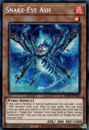 Image of Snake-Eye Ash [MP24-EN110] Prismatic Secret Rare