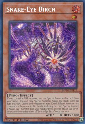 Image of Snake-Eye Birch [MP24-EN112] Prismatic Secret Rare