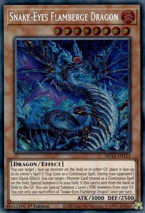 Image of Snake-Eyes Flamberge Dragon [MP24-EN113] Prismatic Secret Rare