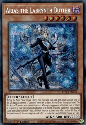 Image of Arias the Labrynth Butler [MP24-EN116] Prismatic Secret Rare