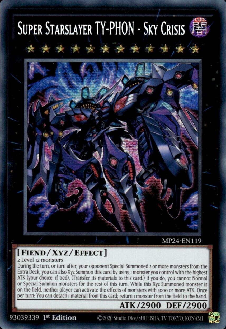Image of Super Starslayer TY-PHON - Sky Crisis [MP24-EN119] Prismatic Secret Rare