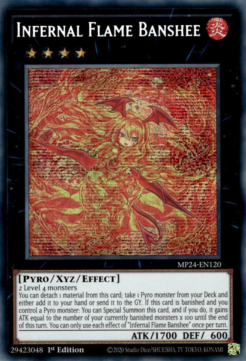 Image of Infernal Flame Banshee [MP24-EN120] Prismatic Secret Rare