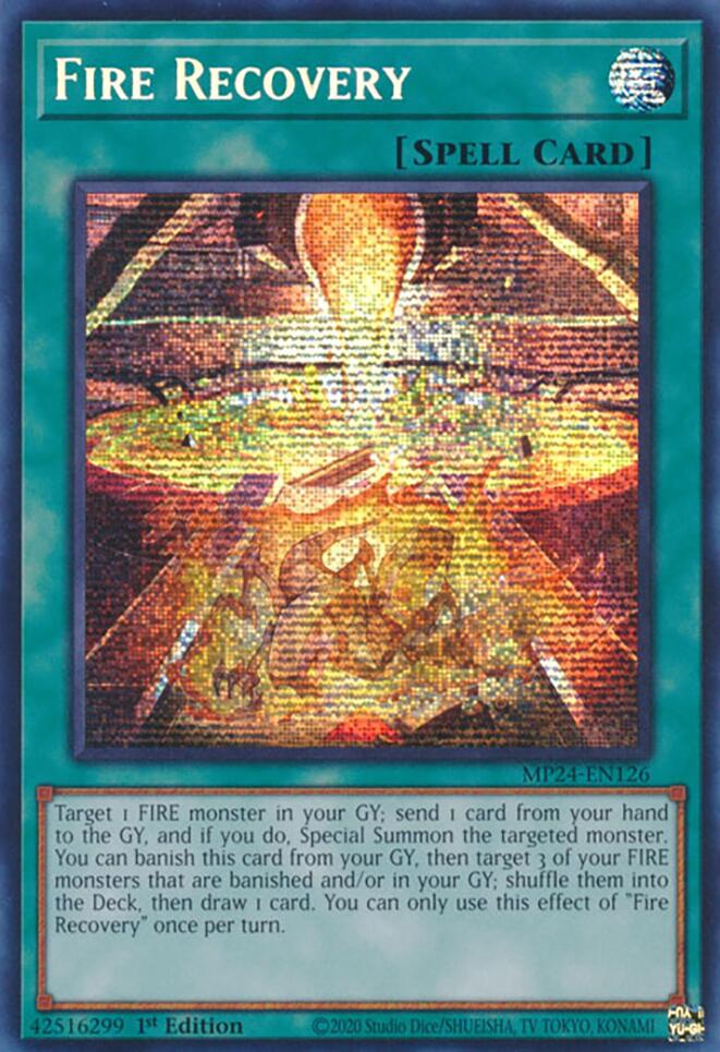 Image of Fire Recovery [MP24-EN126] Prismatic Secret Rare