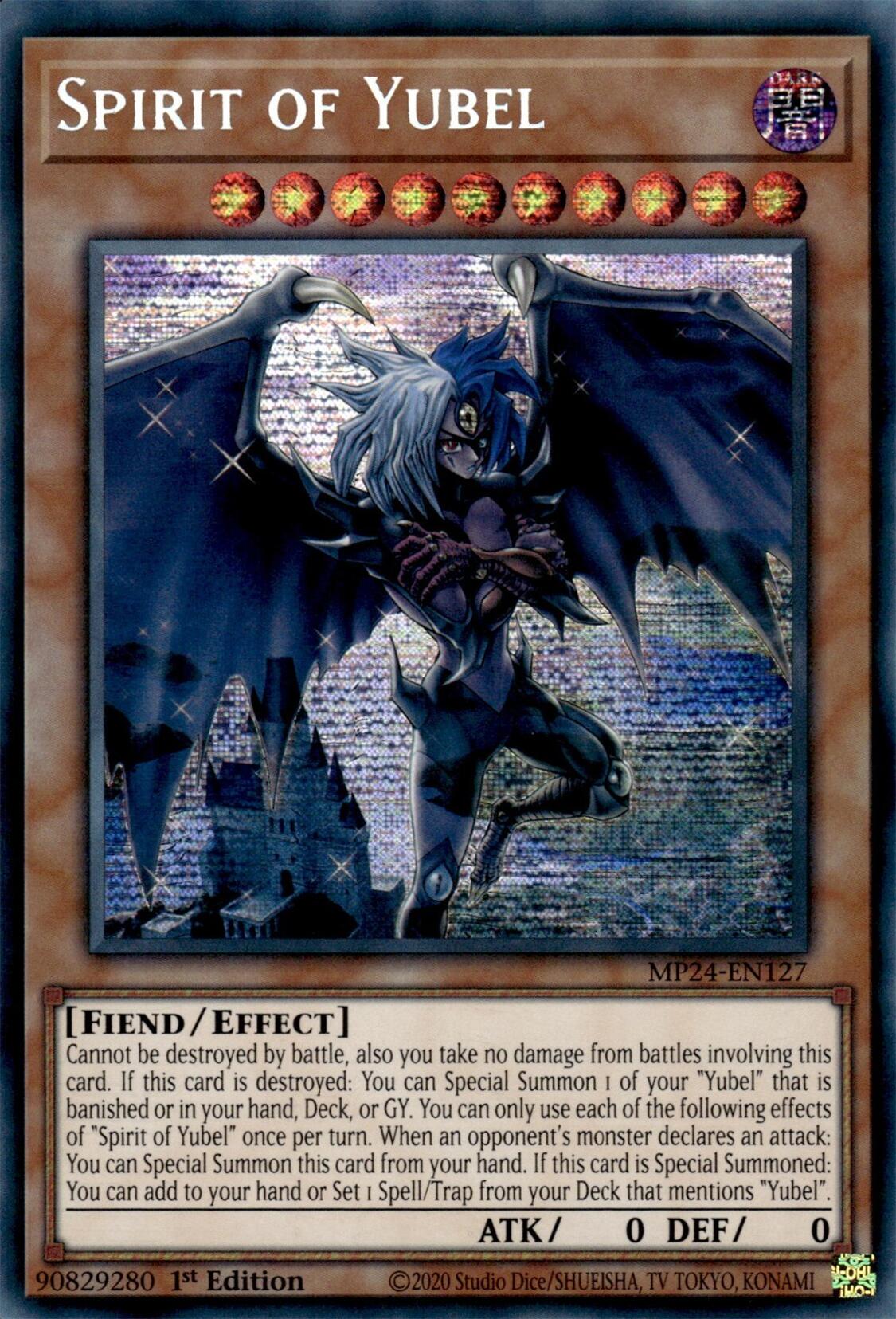 Image of Spirit of Yubel [MP24-EN127] Prismatic Secret Rare
