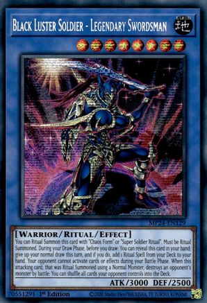 Image of Black Luster Soldier - Legendary Swordsman [MP24-EN129] Prismatic Secret Rare