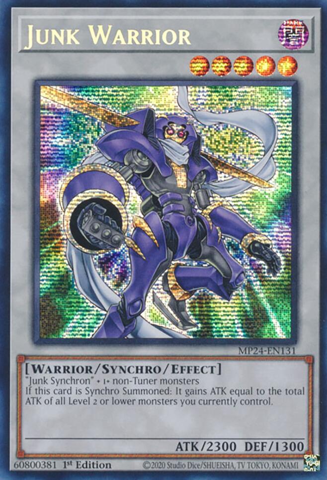 Image of Junk Warrior [MP24-EN131] Prismatic Secret Rare