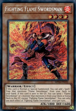 Image of Fighting Flame Swordsman [MP24-EN132] Prismatic Secret Rare