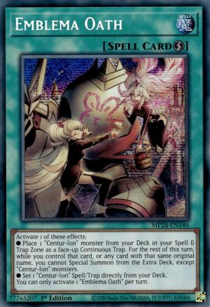 Image of Emblema Oath [MP24-EN146] Prismatic Secret Rare