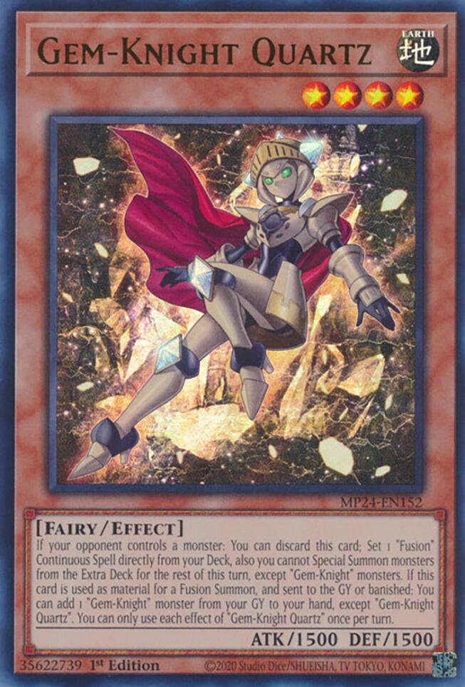 Image of Gem-Knight Quartz [MP24-EN152] Ultra Rare