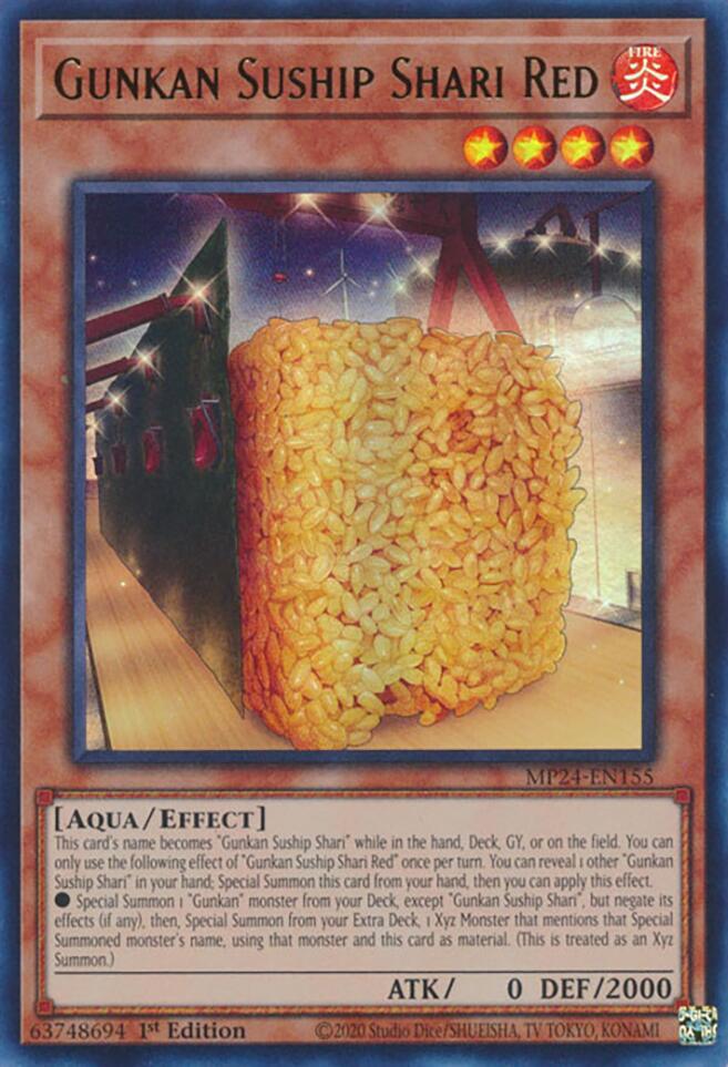 Image of Gunkan Suship Shari Red [MP24-EN155] Ultra Rare