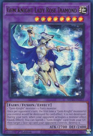 Image of Gem-Knight Lady Rose Diamond [MP24-EN157] Ultra Rare