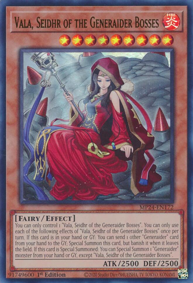 Image of Vala, Seidhr of the Generaider Bosses [MP24-EN172] Ultra Rare