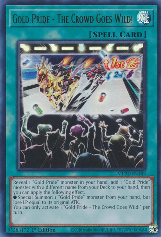 Image of Gold Pride - The Crowd Goes Wild! [MP24-EN182] Ultra Rare