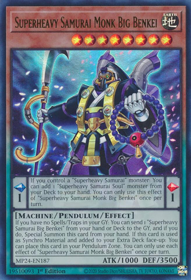 Image of Superheavy Samurai Monk Big Benkei [MP24-EN187] Ultra Rare
