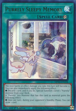 Image of Purrely Sleepy Memory [MP24-EN198] Ultra Rare